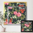 thumbnail image 4 of Designart 'Vintage Red and Pink Wildflowers II' Traditional Framed Art Print, 4 of 4