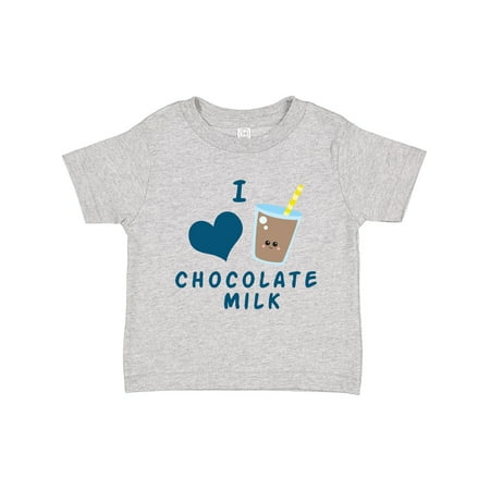 

Inktastic I Love Chocolate Milk Gift Toddler Boy or Toddler Girl T-Shirt