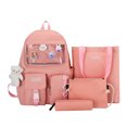 thumbnail image 4 of Bolsa 4 unids/set Kawaii Mochilas Colegio Adolescente Mochila Mujeres Mochila de Hombro JShteea Para Estrenar, 4 of 8