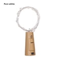 thumbnail image 1 of String Light LED Copper Wire Decoration String Copper Wire Lamp DIY Festival Wine Stopper Photography Prop, White, 1 of 8