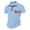 Light Blue, variant on Patriotic Shirts for Men American Flag Short Sleeve Henley Neck Tees Memorial Day Freedom Vintage T-Shirts, XXXL