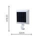 thumbnail image 4 of Lámpara de sensor de movimiento solar con luz de 4 LED Lámpara de iluminación de jardín al aire libre blanco / Blanco cálido Zulema Luz del LED, 4 of 8
