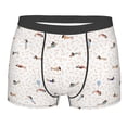 thumbnail image 5 of Uemuo Dachshund Dog Puppy Pattern Men's Boxer Briefs,Trunk Anti-Chafing,Comfortable, Durable, and Stylish Underwear-XX-Large, 5 of 9