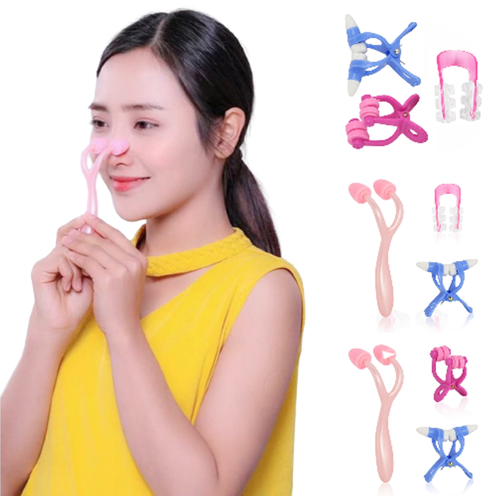 Happy Date 3Pcs/Set Nose Shaping Clip, Nose Lift Up Nose Bridge