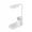 White, variant on Small Black Table lamp Desk Lamp Portable LED Adjustable Eye Protection Wireless Charging Desk Lamp Home Work Lamp Lighting Tool (Color : White) (Black)