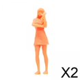 thumbnail image 1 of Figuras De Resina Para Escenas De Niñas, Modelos 2x1/64, Accesorios Para Dioramas, Micropaisajes, Manos Arriba, 1 of 8