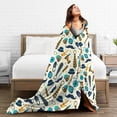 thumbnail image 5 of KLL Fleece Blanket Plush Throw Blanket Fathers day ,Soft Fuzzy Cozy Flannel Blanket for Couch Sofa Bed.(40"x30" ), 5 of 7