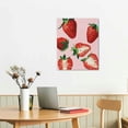 thumbnail image 3 of Nawypu Abstract Strawberries Print Fruit Wall Art, 3 of 5