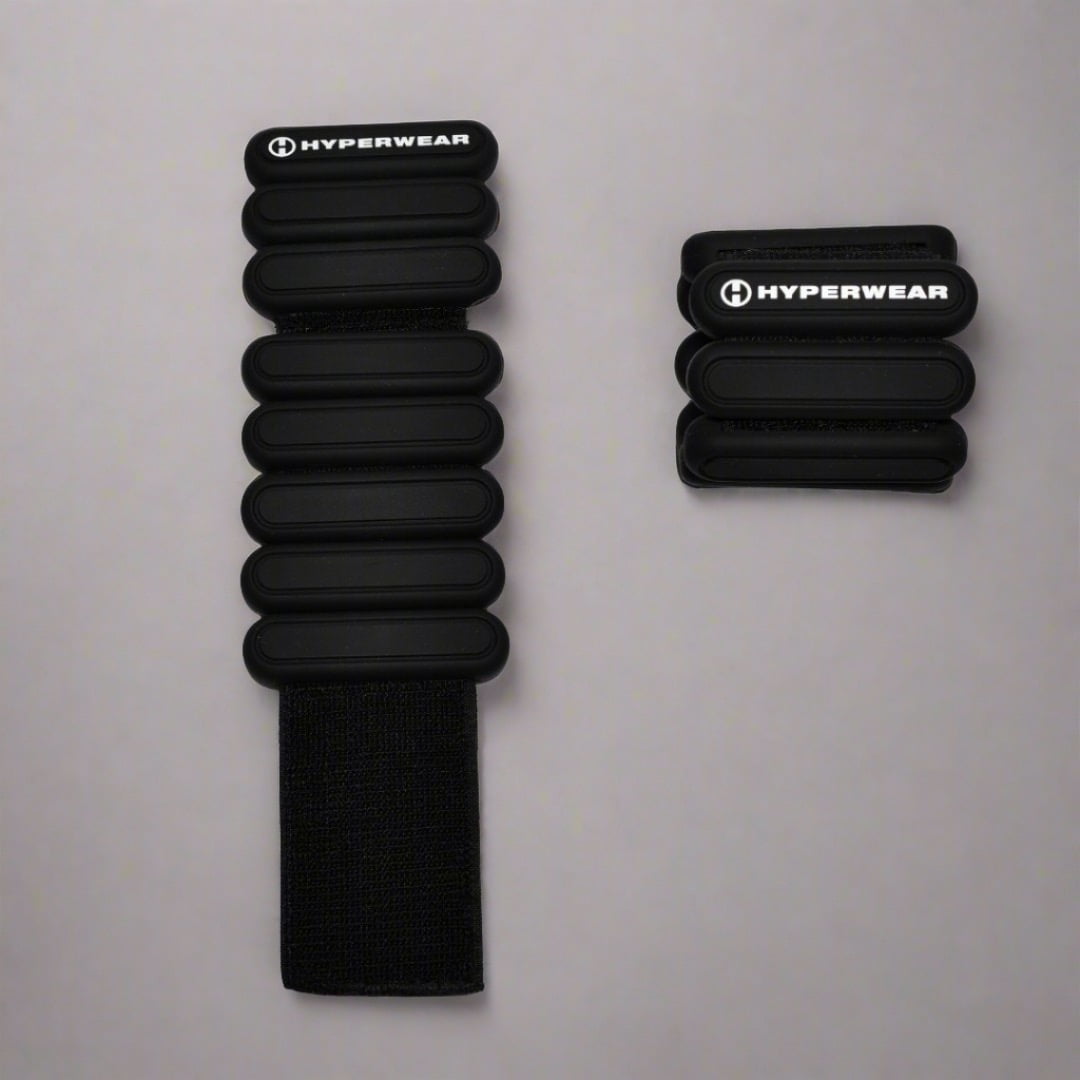 Hyperwear Wrist & Ankle Weights, Adjustable, 1.2 lb Each - Strength & Balance Training