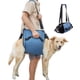 thumbnail image 1 of Arnés para perros, mochila de emergencia para mascotas, soporte y rehabilitación, arnés de elevación para perros, arnés para perros con lesiones articulares en perros mayores (L, azul), 1 of 6