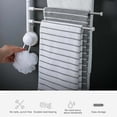 thumbnail image 3 of Tyidzon Towel Racks for Bathroom Wall Mounted Easy Installation Towel Bar Durable Space-Saving Towel Rack for Bathroom, Home Decor, White, 3 of 6