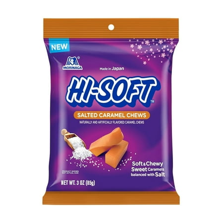 HI-CHEW Salted Caramel Chewy Candy, 3 oz, Bag