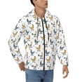thumbnail image 4 of Zip Up Hoodies for Men - Farm Roosters Long Sleeve Comfrt Men'S Fashion Hoodies & Sweatshirts, Jackets for Men Hoodies Pullover Clothing Clothes with Pouch, 4 of 5