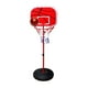thumbnail image 1 of Aro de baloncesto para niños con soporte ajustable, juguete de baloncesto portátil, portería de baloncesto de interior, juguete para niños y niñas, 1 of 9