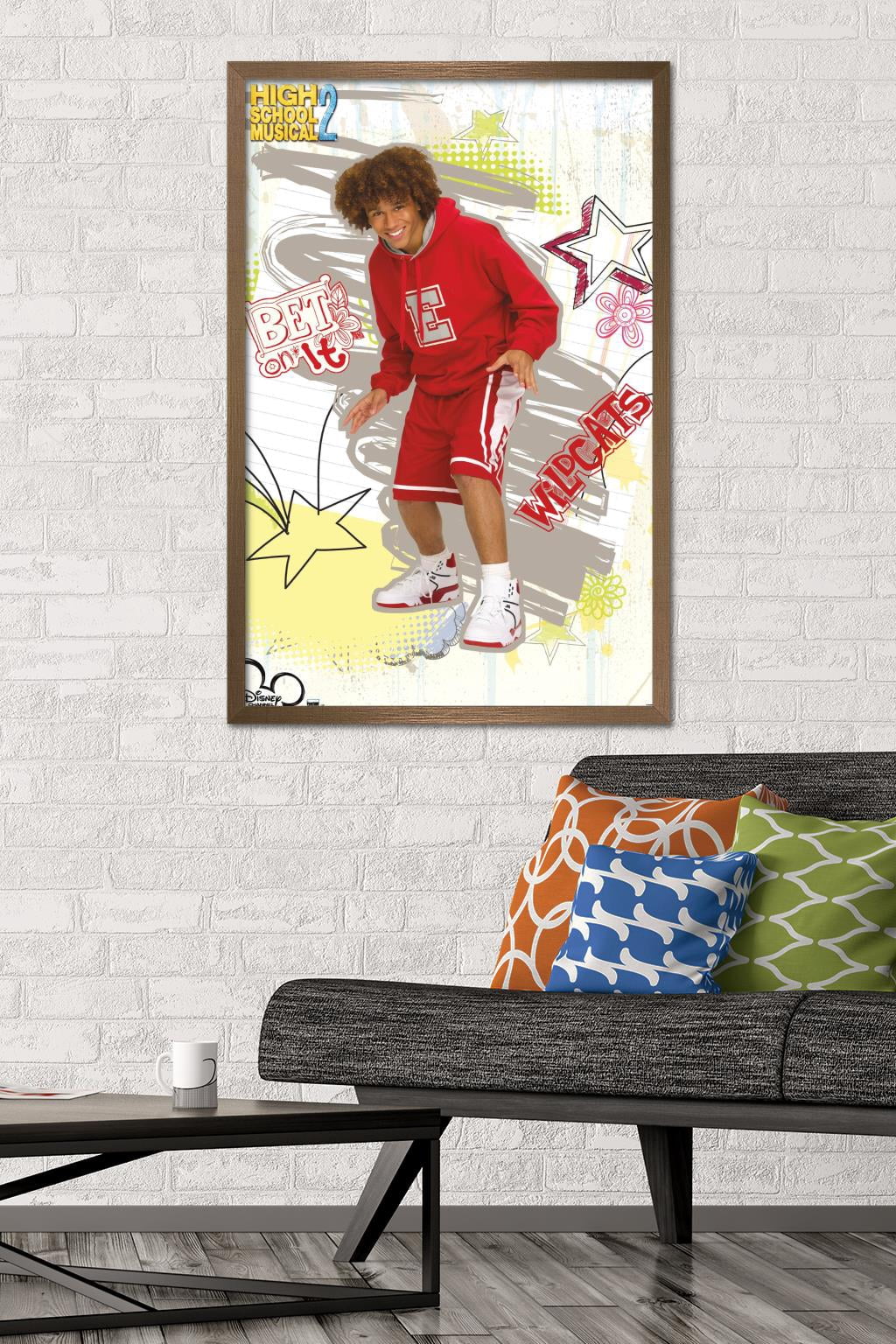 High School Musical 2 - Bet On It Wall Poster, 22.375" x 34" Framed