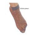 thumbnail image 5 of INSPIRE CHIC Women's Polka Dots Pattern Ankle Length Stretchy Sheer Socks 10 Pairs, 5 of 5