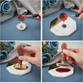 thumbnail image 5 of 1PC Brass Sealing Wax Seal Stamp Removable Wood Handle Star of David Pattern 45mm, 5 of 5