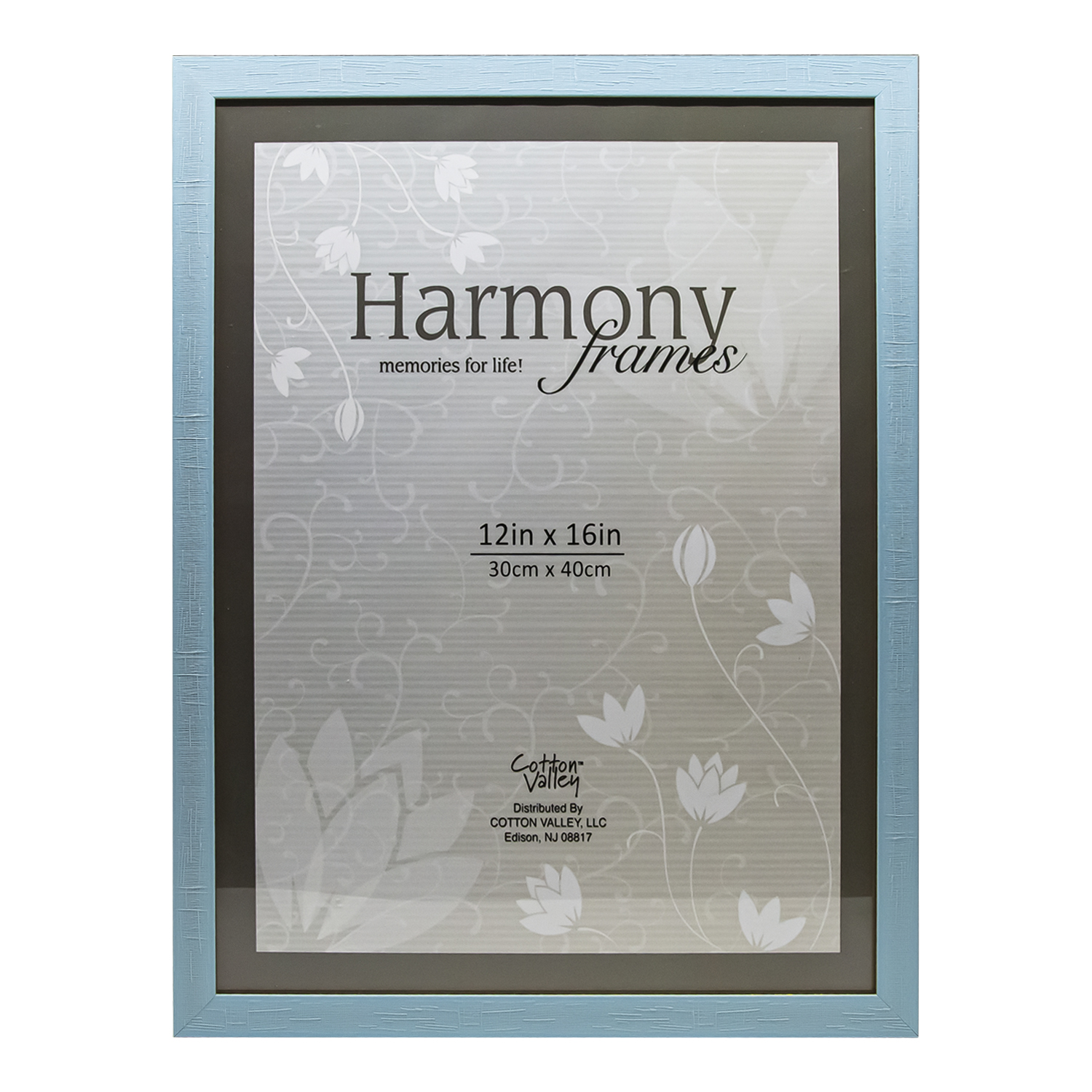 VeZee Harmony SKY-BLUE Wooden Frame in 12x16 inches size to display your  Memories of Poster size Photo & Pictures, with clear bright glass, Wall  Mounting: 1 Frame 