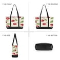 thumbnail image 6 of FORMRS Canvas Laptop Tote Bag for Women with 15.6" Computer Compartments Shoulder Handbag, Watercolor Cherry, 6 of 7