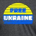 thumbnail image 3 of CafePress - Free Ukraine Men's Deluxe T Shirt - Mens Tri-blend T-Shirt, 3 of 4