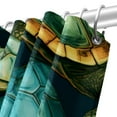 thumbnail image 5 of Sea Turtle Waterproof Printed Shower Curtain Set with Hooks - Bathroom Decoration, 5 of 5
