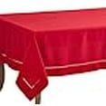 thumbnail image 3 of SARO 6301.R70160B Nappe Rectangulaire à Ourlet Classique 70 x 160 Po. Rouge, 3 of 4