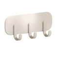thumbnail image 3 of Mupvlun Coat Rack with 3 Hooks – Wall Mounted 4" Coat Rack, Home Storage Hooks for Hanging Clothes, Hats, Purse and Keys Beige, 3 of 7