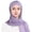 Z10-Light Purple, variant on LILIYA Hijab for Women Soft Stretch Headscarf Large Turban Wrap Shawl Head Wrap Prayer Clothes for Girls Everyday Wear