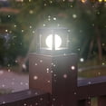 thumbnail image 4 of Outoloxit Solar Powered Outdoor Post Light with Auto On/Off Sensor, IP65 Waterproof for Garden Fence and Patio, No Wiring Needed, Dual Color Warm White, 4 of 8