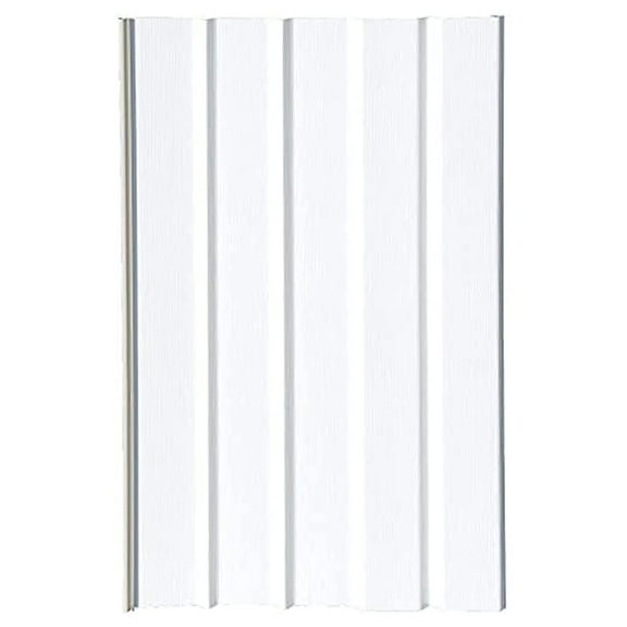 Mobile Home Skirting Vinyl Underpinning Panel White 16" W x 28" L (Pack of 8)