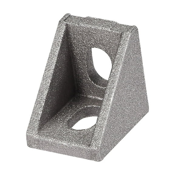 Inside Corner Bracket Gusset, for 2020 Series Aluminum Extrusion Profile , 25 Pcs (Silver)