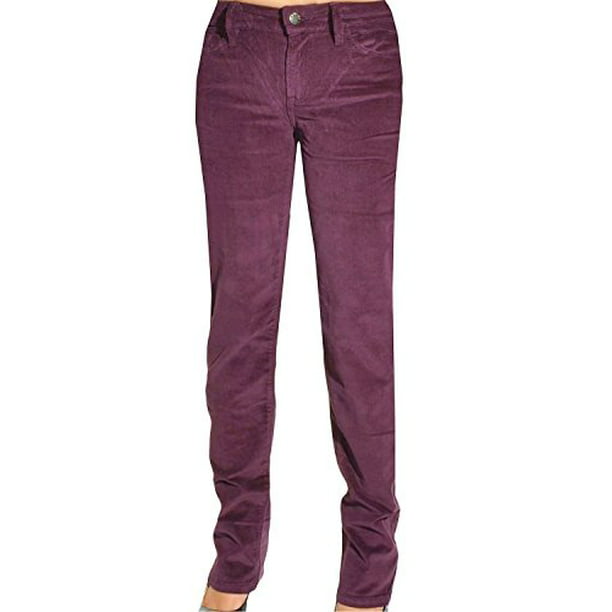 Calvin Klein Jeans Womens Pants Power Stretch Corduroy Straight Leg Slim  Fit (6 x 32