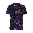 thumbnail image 2 of Daiia Multi-colored Spiders Mens Baseball Jersey Button Down Shirts Short Sleeve Sports Uniforms-Medium, 2 of 9