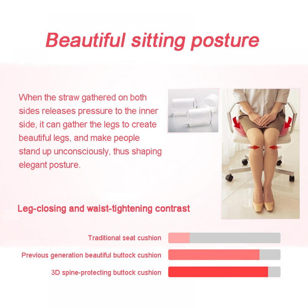 Memory Foam Seat Chair Cushion for Relieves Back Sciatica Pain Tailbone  Pain Coccyx Degenerating Disc Orthopedic Osteoarthritis Prostate Cushion  Low