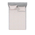 thumbnail image 2 of Modern Bedding Set with Sheet & Covers, Geometrical Image with Colorful Rhombus and Bold Borders Image Print, Printed Bedroom Decor 2 Shams, 4 Sizes, White Seafoam and Coral, by Ambesonne, 2 of 3