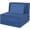 Blue, variant on Folding Sofa Bed, Convertible Sleeper Chair with Pillow, Fold Out Chair Bed, Memory Foam Floor Couch Mattress, Foldable Futon Couch Lounge for Living Room Bedroom Guest (Light Gray, Single)