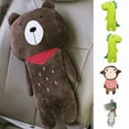 thumbnail image 2 of iaksohdu Pillow Portable Wear-resistant Soft Comfortable Washable Shoulder Pads Animal Shape Children Cute Seat Belt Doll for Car, 2 of 8