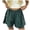 C-Green119, variant on DHFJKG Women's Shorts Summer Casual Beach Bottoms High Waisted Plaid Side Button Elastic Waist Loose Fit Loungewear Shorts Stylish Trousers