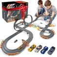 thumbnail image 1 of Set de pista de carreras de coches tragaperras Atlasonix con 4 coches de alta velocidad de 100 m, 1 of 7