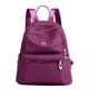 thumbnail image 2 of Bolso de hombro escolar de nailon resistente al agua, mochila de viaje informal para mujer (púrpura), 2 of 5