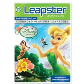 LeapFrog Leapster "Disney Fairies" ~ Cartridge On Pre-K to Grade 1/4-7 Years 