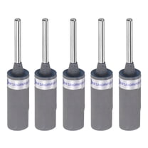 Uxcell Abrasive Sandpaper Rolls 3000 Grit 3mm Shank Sanding Drums Sleeves for Woodworking Polishing 5 Pack