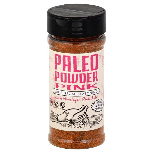 1x Paleo Powder All Purpose Seasoning, Pink with pan