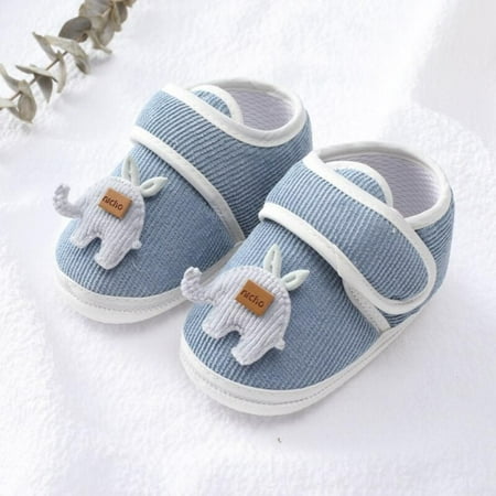 

Clearance Sale Baby Boy Girls Cotton Shoes Spring Summer Cartoon elephant Soft Sole Anti-Slip Baby Shoes First Walkers 0-18M
