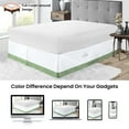 thumbnail image 4 of SGI Bedding 21 Inch Dual Tone Bed Skirt | Microfiber Bed Skirt | Fade Resistant, Wrinkle Free, Anti-static, Decorative, Extra Storage Space, Clutter-Free | Twin, Moss, 4 of 8