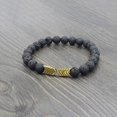 thumbnail image 5 of 8 Pcs Bijoux Pierre Volcanique Bracelet Magnétite Coloré Bracelet Lave, 5 of 5