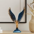 thumbnail image 1 of Eagle Figurine Artwork Crafts Desk Ornament for Bookcase Tabletop Decoration, 1 of 8