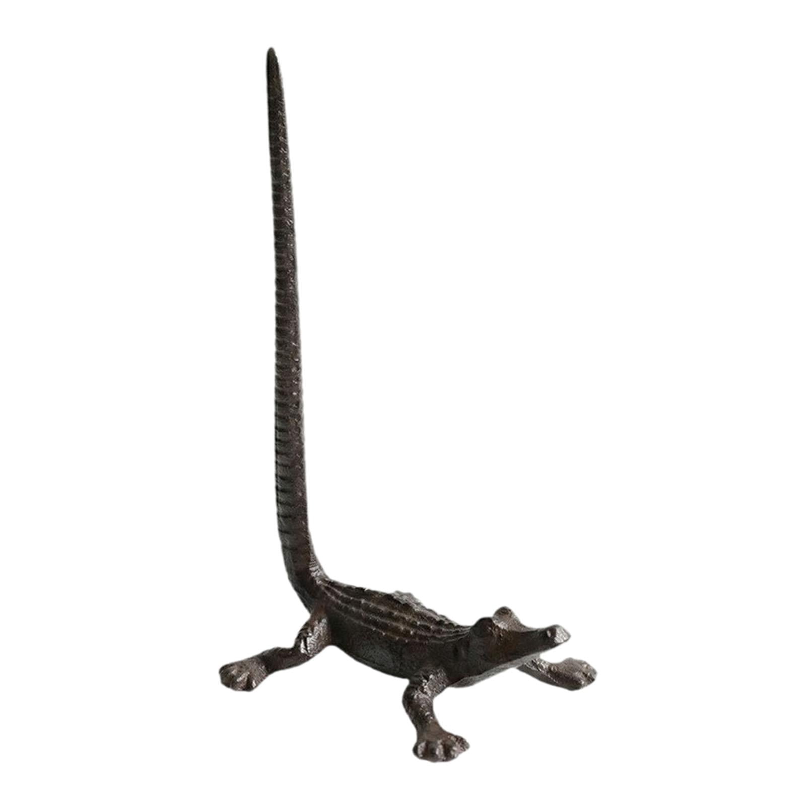 Fiocias Alligator Paper Towel Holder Stand Bathroom Kitchen Use Practical Decorative