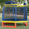 7 Youth Jumping Trampoline Combo Outdoor Bouncer Kids Exercise With Safety Net