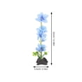 thumbnail image 2 of Houderco Única Para Platos Fríos Con Flores Artificiales Y Plantas Suculentas Multicolor, 2 of 8